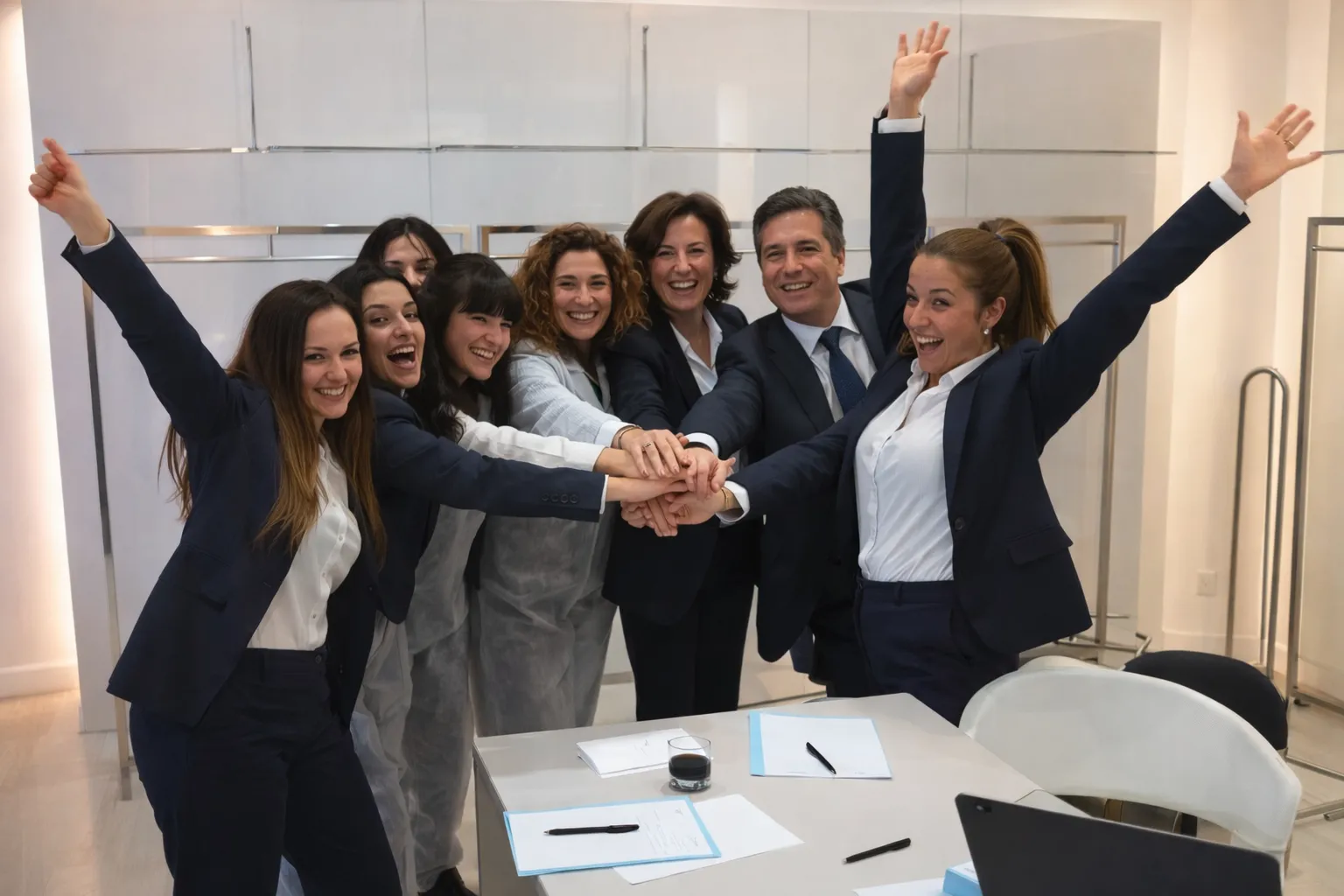 Equipo despues de coaching ejecutivo